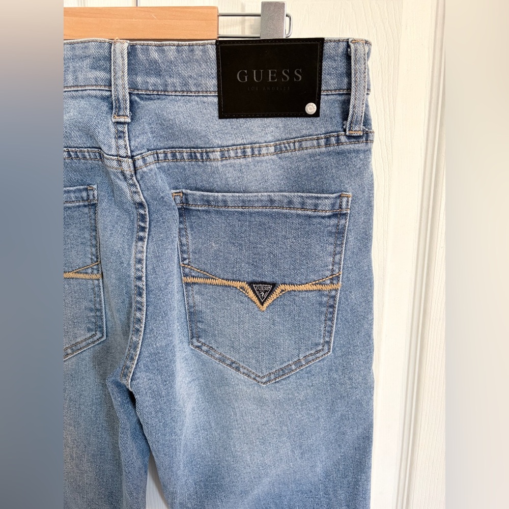 NWT GUESS Mens Light Blue Jeans 31 - Picture 7 of 8